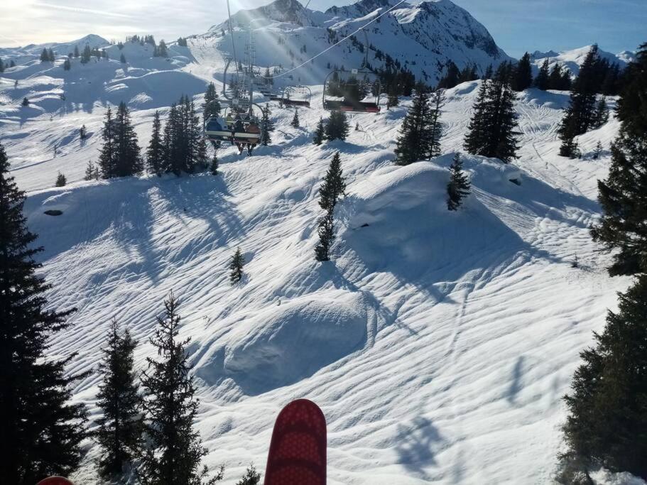 L'Appartement Les Bossons En Lisiere De Foret Dans Le Chalet Genepi Areches Exterior photo